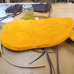 Saddle Cleaning and Re-fleece