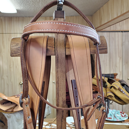 Brown Band Head Stall